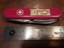 2000 WENGER PATROUILLE DES GLACIERS Swiss Army Folding Pocket Knife Multi Tool picture