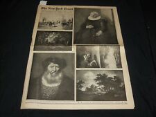 1910 APRIL 17 NEW YORK TIMES PICTURE SECTION - 1ST BASEBALL GAME POLO - NP 5639 picture