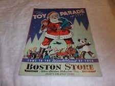 1939 Boston Store Christmas Toy Catalog, Sleds, Trains, Dolls, Steel Cars +++ picture