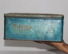 Vintage Milady Toffee Waller & Hartely Ltd Blackpool Ad Litho Tin Box England picture
