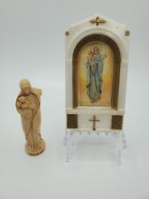 Vtg C.M.P.C. Our Lady of Sorrows Holy Water Font Wall Plastic Decor & Figurine picture