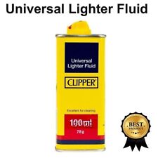 6 x Original Clipper Universal Lighter Fuel Fluid Petrol 100ML x 6 picture