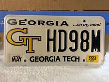 Vintage Georgia Tech Georgia License Plate picture
