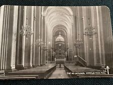 RPPC Photo Postcard Interior De Cathedral Morelia Mexico picture