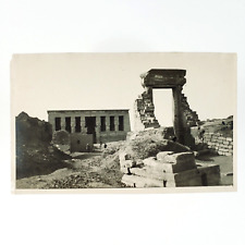 Dendera Temple of Hathor RPPC Postcard c1910 Upper Egypt Complex Photo C3299 picture