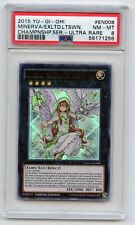 2015 Yu-Gi-Oh YCS Prize Minerva, the Exalted Lightsworn YCSW-EN008 Ultra PSA 8 picture