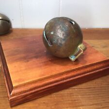 ATQ. Early 1800’s,Cast Brass,Petal Bell, Shank / No Rivets, 7.5” Diam., 8” H. picture