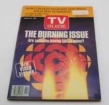 TV Guide Apr 1985 HULK HOGAN/ CINDI LAUPER/ WALLENBURG Canadian A2 picture