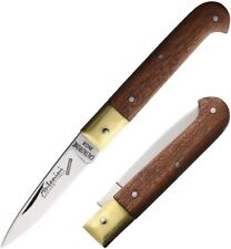 Antonini Small Folder Folding Knife 2.63 420 Steel Spear Point Blade Wood Handle picture