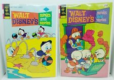 Vintage LOT of 2 Walt Disney's Comics and Stories Donald Duck Comic Whitman 🔥  picture