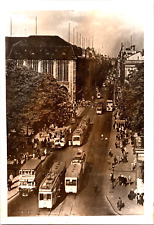 1920's RARE original photo Berlin - Leipziger Straße - streetcars  5x7 picture