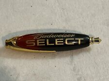 Budweiser Select Black & Red Beer Tap Handle 7'' Beautiful And Rare picture