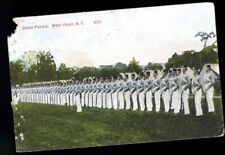 c 1908 photo postcard WEST POINT NY dress parade military wwi picture