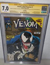 4x Sig Venom Lethal Protector #1 Gold CGC SS 7.0 McFarlane, Romita, Romita Jr +1 picture