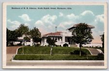 Chickasha Oklahoma Residence Of H.B. Johnson South Eighth Street Postcard O29 picture