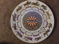 Wedgwood Animal Carnival Calendar Plate Made In England 1972 2nd in series picture