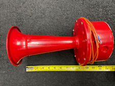 Vintage RARE Autocall Fire Alarm Horn RED The Autocall Company 121-S AC Series picture