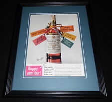 1964 Canadian Club Whisky 11x14 Framed ORIGINAL Vintage Advertisement picture