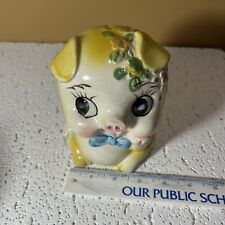 Vintage Piggy Bank National Potteries Co. Cleveland, Ohio Made In Japan picture