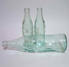 Lot 3 Collection of vintage Coca-Cola bottles of embos arabic writting old clean picture