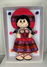 Peruvian Doll Multicolor  Andean Doll Hand made 14” Inch picture