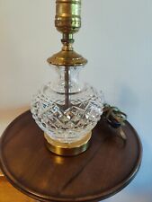 Waterford Fine Cut Crystal Table Lamp 9” Tall picture