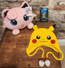 Pokemon Collection 1 Hat 1 Phone Case 1 Jigglypuff Stuffed Animal NWOT picture