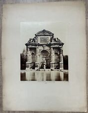 BALDUS EDOUARD FONTAINE DU LUXEMBOURG PARIS ORIGINAL PHOTOGRAPH picture