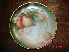 Antique Thomas Sevres Bavaria Giranada Hand Painted Fruit Plate - Signed O WILKE picture