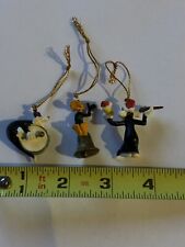 Lot Of 3 Mini Disney Christmas Ornaments.   2 Sylvester-  1 Daffy  picture
