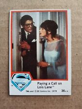 Paying a Call on Lois Lane 1978 TOPPS Superman the Movie CARD #36 picture