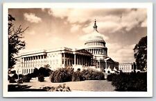 RPPC~US Capitol From Park Washington DC~Real Photo Postcard picture