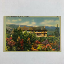 Postcard California Los Angeles Bel Air Warner Baxter House Linen picture