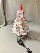 Miss Liberty Ceramic July 4 Patriotic Mr. Xmas Tree Lighted Illuminated Electric picture