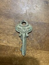 ANTIQUE VINTAGE KEY Independent Lock Co. Fitchburg Mass. Master #1096 C picture