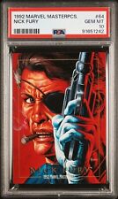 1992 Marvel Masterpieces #64 Nick Fury PSA 10 picture