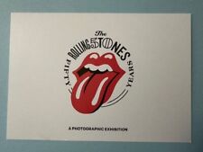 The Rolling Stones Cardboard Photo Exhibition Invitation Fifty Years London 2012 picture