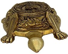Brass Tortoise Weight: 0.63 kg; Length: 7.0 in; Width: 4.0 in; Height: 1.5 in picture