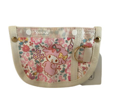 New My Melody Lesportsac sm PINK Moon Zip Wallet ID Coin Card Case Clip Purse picture