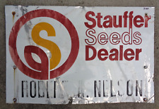 VTG  1960's Stauffer Seeds 24 X 36