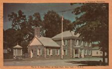 Postcard NY Hyde Park New York US Post Office 1948 Linen Vintage PC a8177 picture