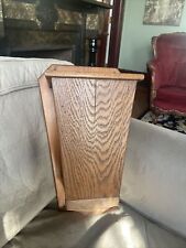 Antique German Oak Mail Box Suggestion Box Germany Wood Box Hanging Wall picture