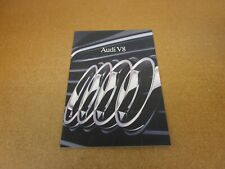 1989 Audi V8 sedan early intro preview sales brochure 12 page literature picture
