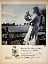 1948 Yardley English Lavender Soap Vintage 1940s Print Ad Gay-Hearted Fragrance picture