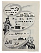 Vintage Print Ad Ultrablitz Electronic Flash March 1958 Photography Magazine picture