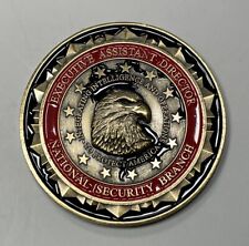 FBI DOJ Executive Assistant Director National Security Branch Challenge Coin picture