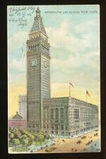 Antique Postcard~New York City N.Y.~Metropolitan Life Building~Posted 1908 picture