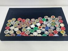 Las Vegas Nevada Poker Chips | No Monetary Value | Lot of (72) Various Patterns picture