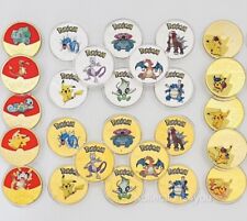 Pokemon Charizard Gold &Silver Collectible Coins Card Gift Set Souvenir Full Set picture