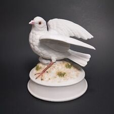 Vintage Gorham Japan White Dove Porcelain Music Box 5